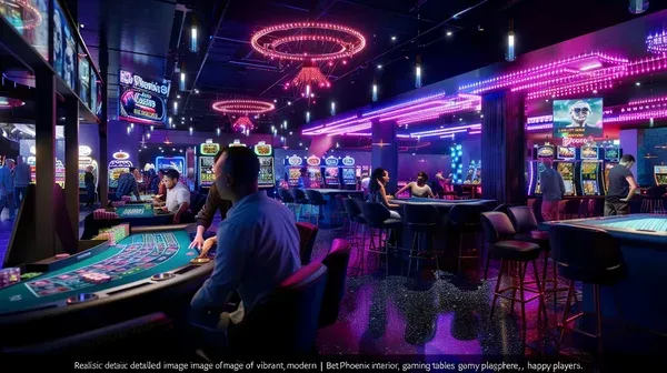 Echtgeld Casino DACH 2026 — moderne Spielhalle mit Slots und Tischspielen